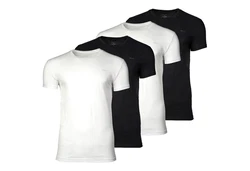 Gant C-NECK T-SHIRT 4-PACK Schwarz/Weiß
