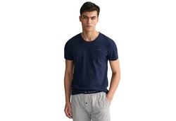 Gant C-NECK T-SHIRT 4-PACK Marineblau/Weiß