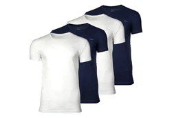 Gant C-NECK T-SHIRT 4-PACK Marineblau/Weiß