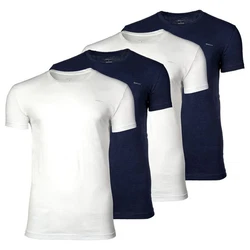 Gant C-NECK T-SHIRT 4-PACK Marineblau/Weiß