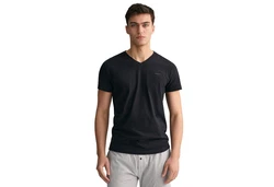 Gant T-Shirt V-NECK 2-PACK Dunkelblau/Lila/Schwarz/Weiß/Beige