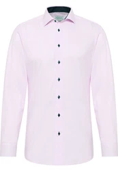 Eterna Businesshemd Slim Fit Kentkragen Non Iron Rosa/Lila