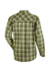 Maier Sports Funktionshemd Claas Herren Hemd Dunkelgrün/Neonfarben/Gelb/Grün