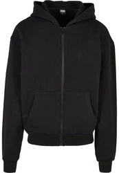 Urban Classics Urban Classics Herren Ultra Heavy Zip Hoody Schwarz/Dunkelgrau