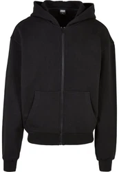 Urban Classics Urban Classics Herren Ultra Heavy Zip Hoody Schwarz/Dunkelgrau