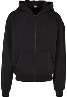Urban Classics Urban Classics Herren Ultra Heavy Zip Hoody Schwarz/Dunkelgrau