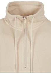 Urban Classics Sweatjacke Organic Drawstring Troyer (1-tlg) Khaki/Beige/Braun