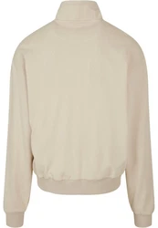 Urban Classics Sweatjacke Organic Drawstring Troyer (1-tlg) Khaki/Beige/Braun