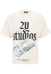 2Y Studios T-Shirt Razor Oversize Tee Weiß/Rot/Grün/Silber/Grau/Creme