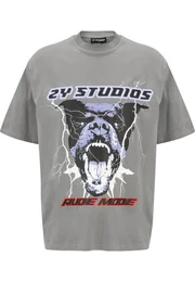 T-Shirt Herren Rottweiler Oversize Tee (1-tlg)