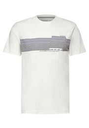Rundhalsshirt aus reiner Baumwolle