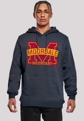 F4NT4STIC Kapuzenpullover Sex Education Moordale Cracked Netflix Rot/Dunkelblau