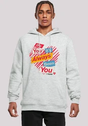 F4NT4STIC Kapuzenpullover Sex Education It's Always You Netflix TV Series Hellgrau/Grau/Silber
