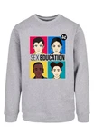 F4NT4STIC Sweatshirt Sex Education Teen Illustrated Netflix TV Series Grau/Rot/Hellgrau/Silber/Mischfarben