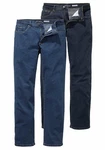 Arizona Stretch-Jeans John (Packung, 2-tlg) Dunkelblau/Blau/Hellblau