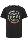 Blend T-Shirt BHTee Blau/Orange/Schwarz