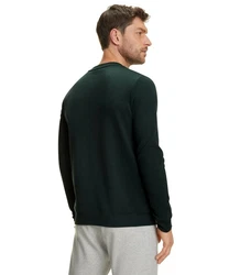 FALKE Langarmshirt Grün/Dunkelgrün/Grau/Khaki/Weiß