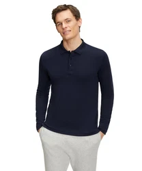 FALKE Poloshirt Grau/Hellgrau/Hellblau