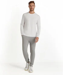 FALKE T-Shirt Grau/Weiß/Creme