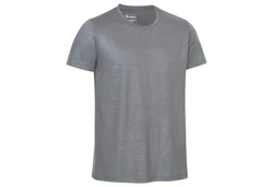Kaipara Rundhalsshirt URBAN Merino T-Shirt Herren Kurzarm Regular Hellgrau/Grau/Dunkelgrau