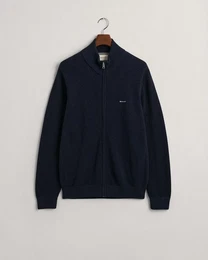 Strickjacke COTTON PIQUE ZIP CARDIGAN
