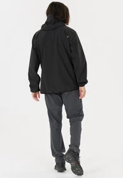 WHISTLER Outdoorjacke Selawik im Layertech-Design Schwarz/Dunkelgrau/Lila