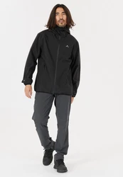 WHISTLER Outdoorjacke Selawik im Layertech-Design Schwarz/Dunkelgrau/Lila
