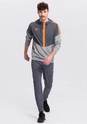 Erima Kapuzensweat Squad Orange/Braun/Hellgrau/Grau