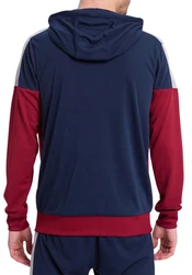 Erima Kapuzensweat Squad Lila/Dunkelrot/Rot/Bordeaux/Mischfarben