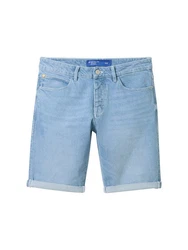 TOM TAILOR Jeansshorts TTJOSH Regular Slim Jeans Shorts Hellblau/Blau