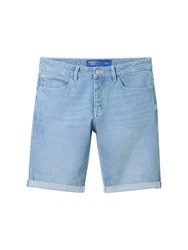 TOM TAILOR Jeansshorts TTJOSH Regular Slim Jeans Shorts Hellblau/Blau