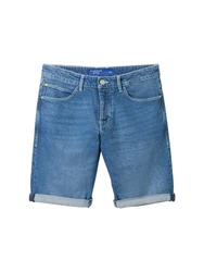 TOM TAILOR Jeansshorts TTJOSH Regular Slim Jeans Shorts Blau/Hellblau