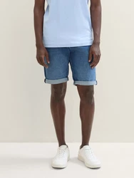 TOM TAILOR Jeansshorts TTJOSH Regular Slim Jeans Shorts Blau/Hellblau