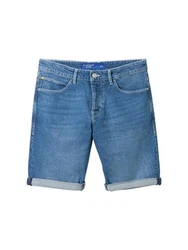 TOM TAILOR Jeansshorts TTJOSH Regular Slim Jeans Shorts Blau/Hellblau