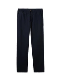 Chinohose Hose mit Leinen