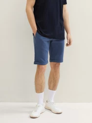 TOM TAILOR Denim Shorts Slim Chino Hellblau/Dunkelblau/Blau