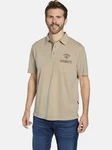 Babista Poloshirt TORIANO mit Musterdetails beige