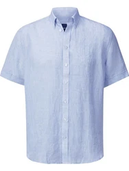 Babista Kurzarmhemd MARINUNO Hellblau/Blau