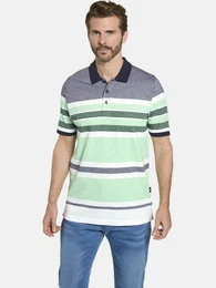 Poloshirt TORINELLA mit farbigen Querstreifen