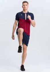 Erima Herren Squad T-Shirt Dunkelrot/Lila/Bordeaux/Rot