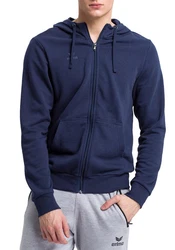 Erima Sweatjacke Basic Kapuzenjacke Blau/Dunkelblau/Hellblau