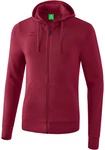 Erima Sweatjacke Basic Kapuzenjacke Dunkelrot/Rot/Bordeaux