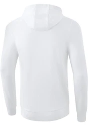 Erima Sweatjacke Basic Kapuzenjacke Weiß/Creme/Schwarz