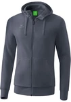 Erima Sweatjacke Basic Kapuzenjacke Dunkelblau/Dunkelgrau/Hellgrau/Grau