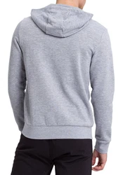 Erima Sweatjacke Basic Kapuzenjacke Hellgrau/Dunkelgrau/Grau