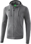 Erima Sweatjacke Basic Kapuzenjacke Hellgrau/Dunkelgrau/Grau Erima Sweatjacke Basic Kapuzenjacke Hellgrau/Dunkelgrau/Grau