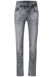 STREET ONE MEN Gerade Jeans Middle Waist Grau/Hellgrau/Dunkelgrau