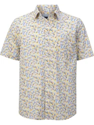 Babista Kurzarmhemd Bellanza beige/beige gemustert