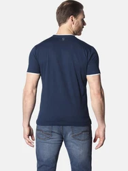 Jan Vanderstorm T-Shirt FLEMMING Dunkelblau/Blau