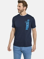 Jan Vanderstorm T-Shirt FLEMMING Dunkelblau/Blau